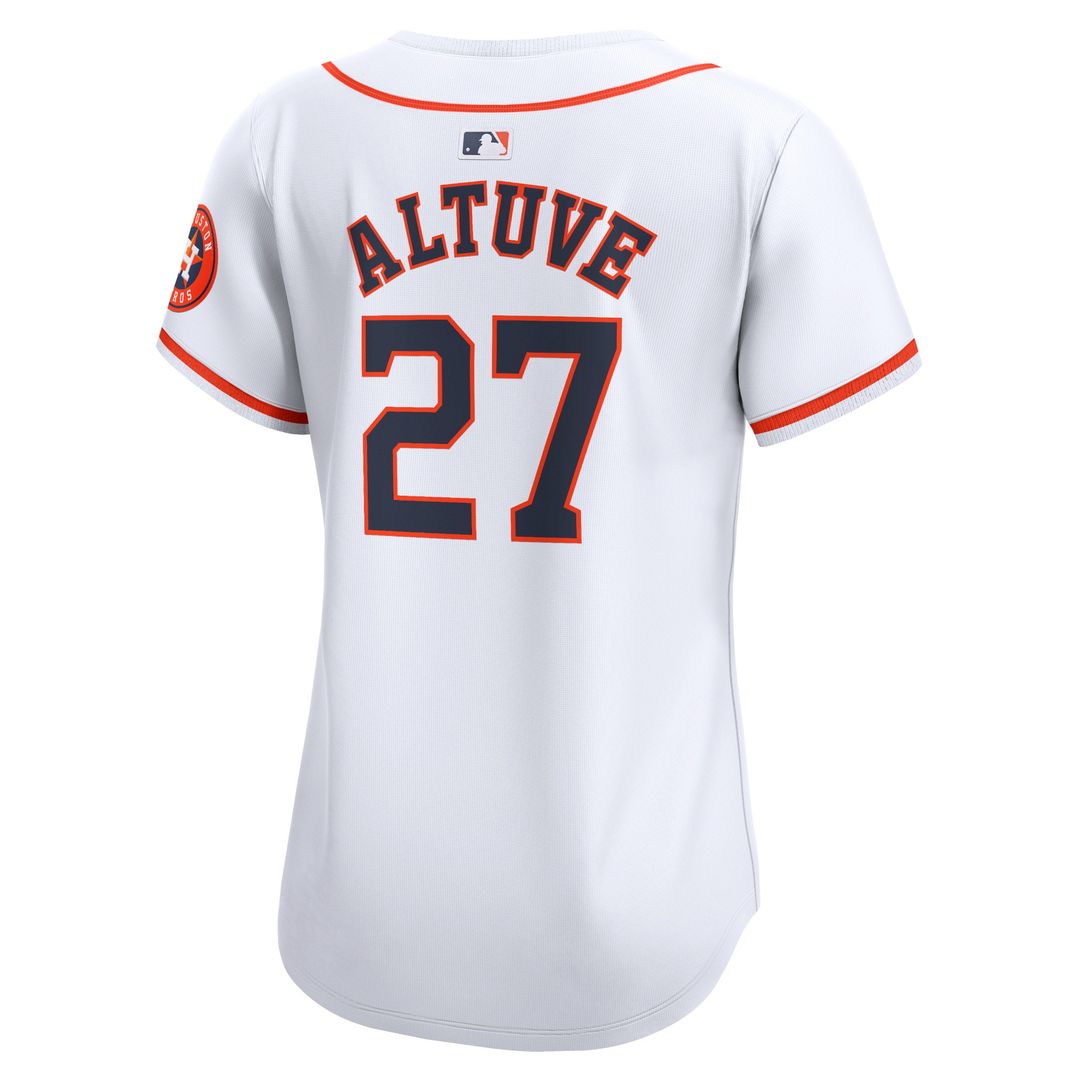 Houston Astros Jose Altuve Nike Women's Home Limited Player Jersey - White