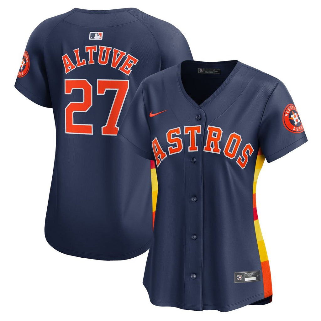 Houston Astros Jose Altuve Nike Women's Alternate Limited Player Jersey – Navy