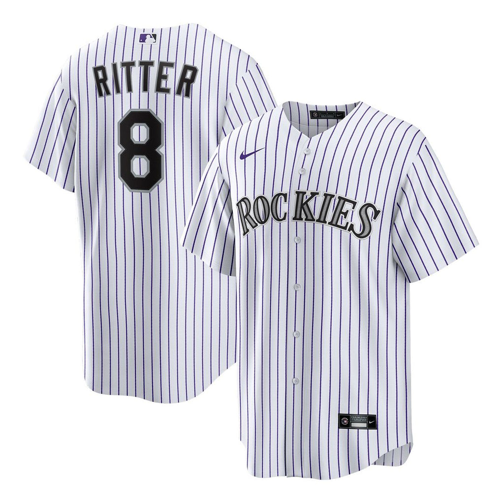 Colorado Rockies Ryan Ritter Nike Home Replica Jersey - White