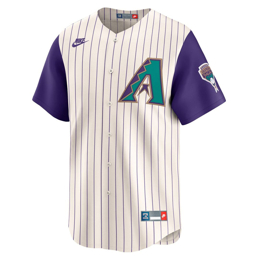 Arizona Diamondbacks Randy Johnson Nike Throwback Cooperstown Limited Jersey - Black