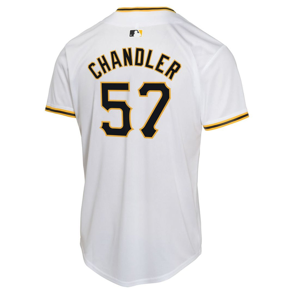 Pittsburgh Pirates Bubba Chandler Nike Youth Home Player Game Jersey - White
