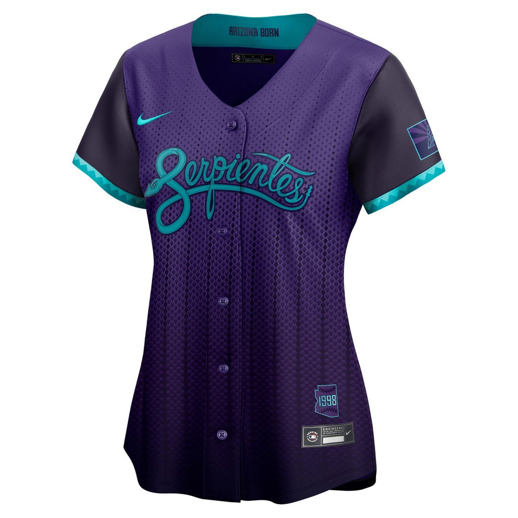 Arizona Diamondbacks Corbin Carroll Nike Women's 2025 City Connect Limited Player Jersey - Purple