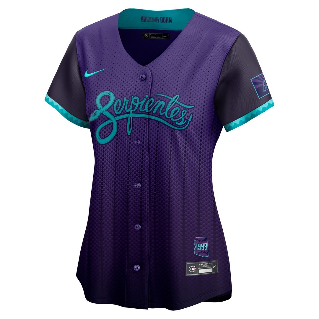Arizona Diamondbacks Corbin Carroll Nike Women's 2025 City Connect Limited Player Jersey - Purple