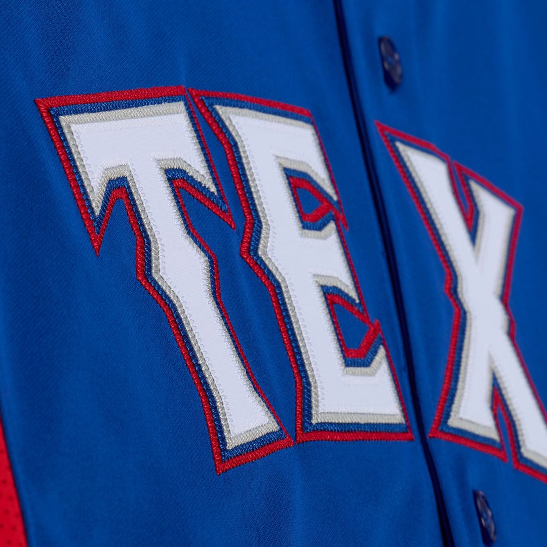 Texas Rangers Adrian Beltre Mitchell & Ness Cooperstown Mesh Batting Practice Button - Up Jersey - Royal