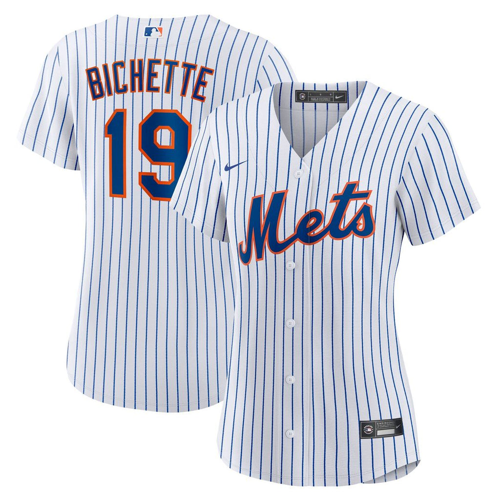 New York Mets Bo Bichette Nike Women's Home Replica Jersey - White