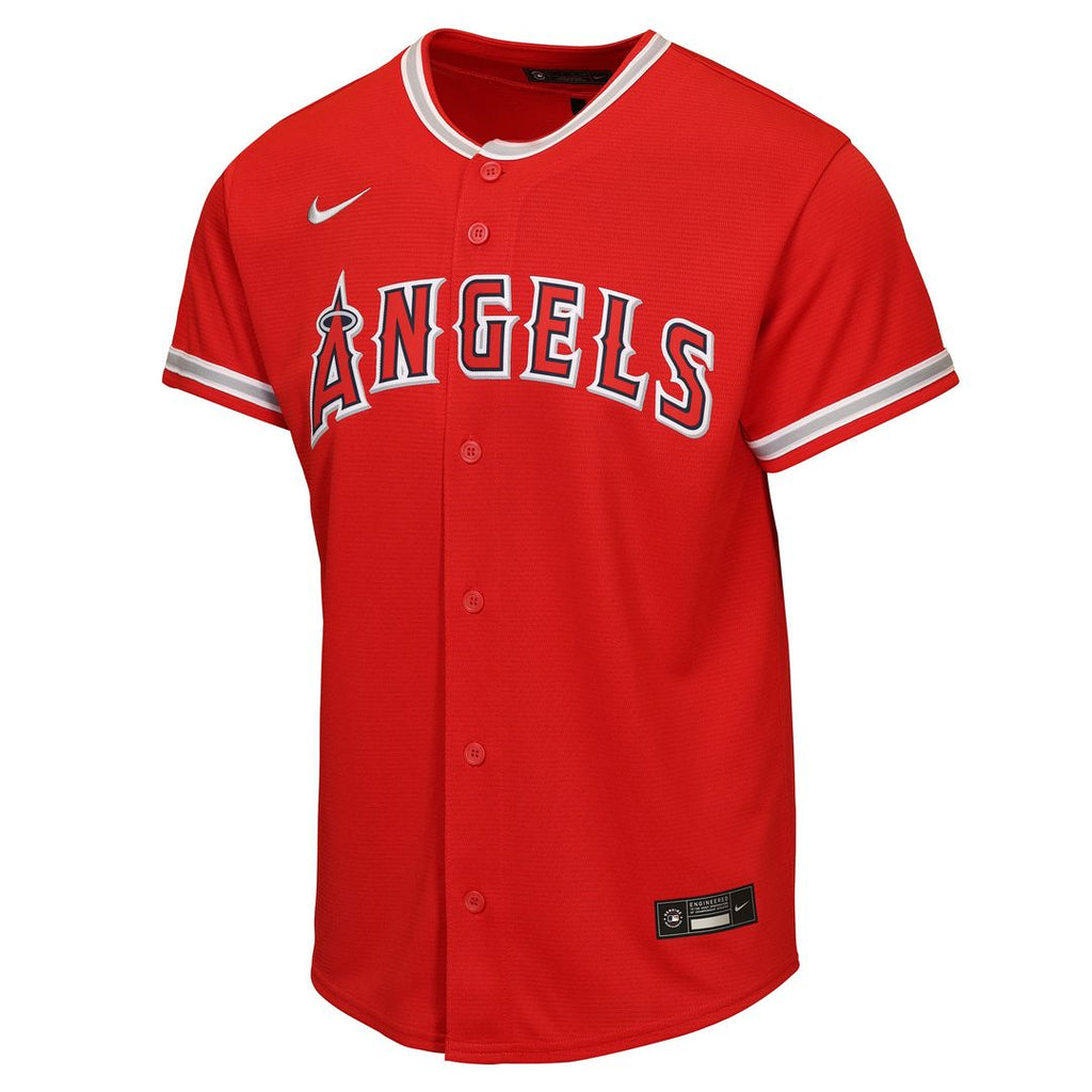 Los Angeles Angels Mike Trout Nike Youth Alternate Replica Jersey - Red