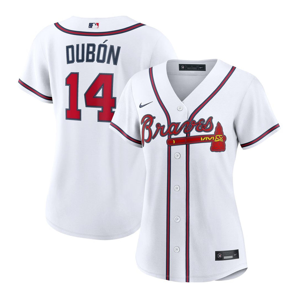 Atlanta Braves Mauricio Dubón Nike Women's Home Replica Jersey - White
