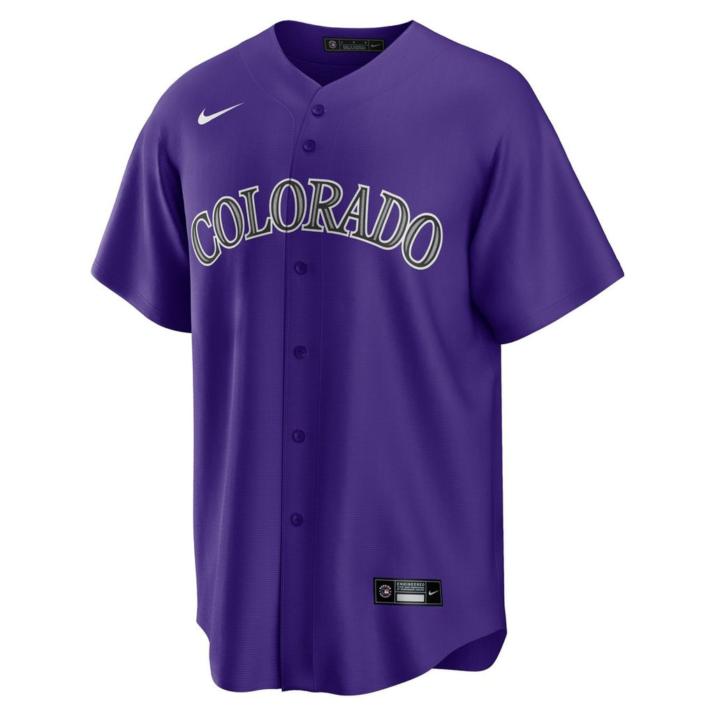 Colorado Rockies Kris Bryant Nike Alternate Replica Player Jersey - Purple