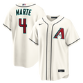 Arizona Diamondbacks Ketel Marte Nike Home Replica Jersey - Cream