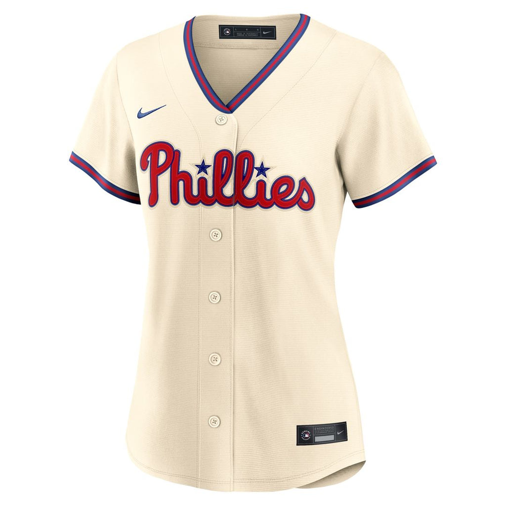 Philadelphia Phillies Bryce Harper Nike Women's Alternate Replica Jersey - Cream