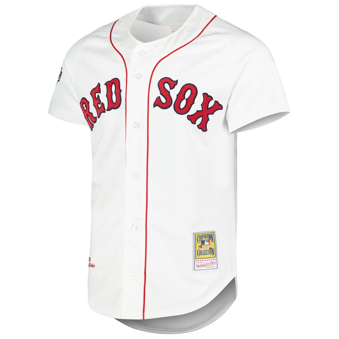 Boston Red Sox David Ortiz Mitchell & Ness Cooperstown Authentic Jersey - White