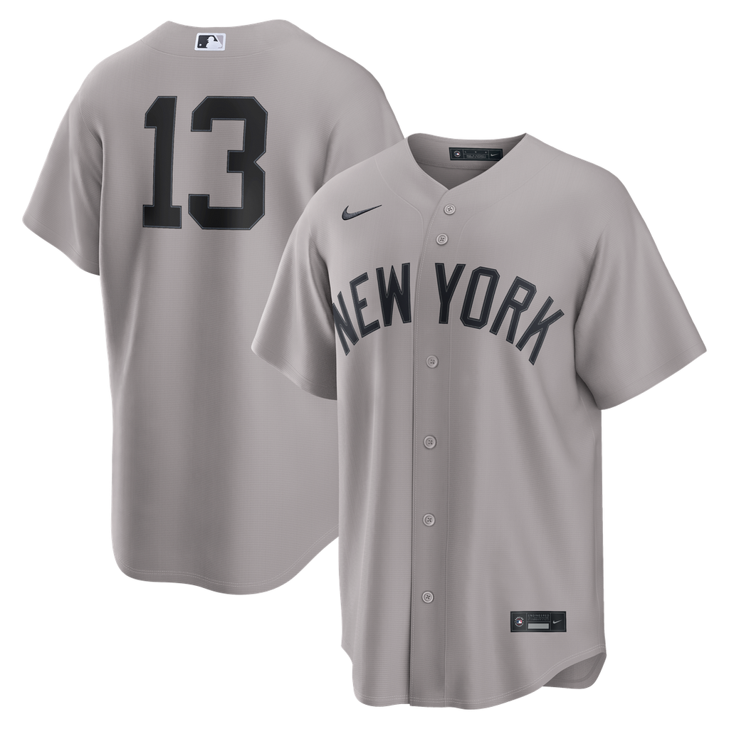 New York Yankees Jazz Chisholm Jr. Nike Road Replica Jersey - Gray