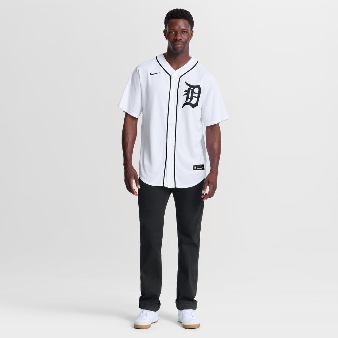 Detroit Tigers Javier Báez Nike Home Replica Jersey - White