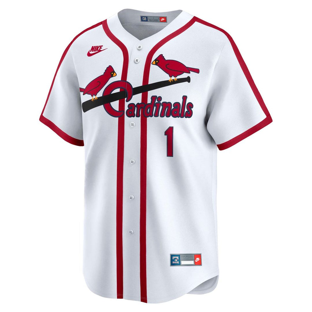 St. Louis Cardinals Ozzie Smith Nike Throwback Cooperstown Limited Jersey - White