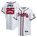 Atlanta Braves Andruw Jones Nike Home Replica 2026 Hall of Fame Patch Jersey - White