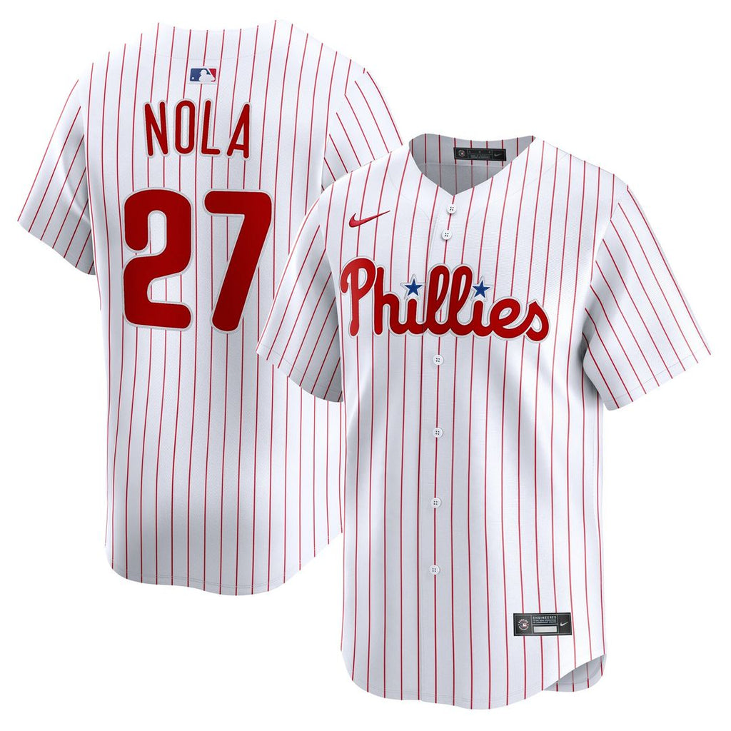 Philadelphia Phillies Aaron Nola Nike Home Limited Player Jersey - White