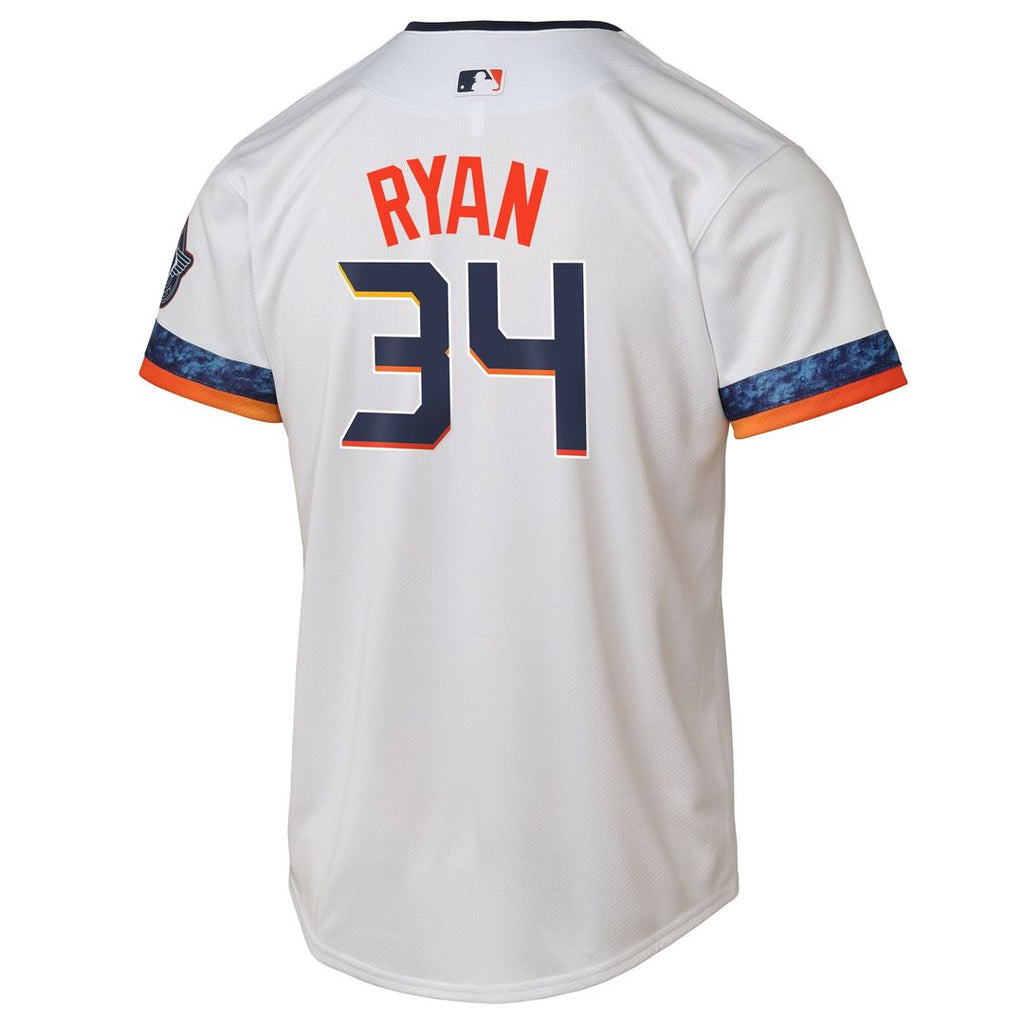 Houston Astros Nolan Ryan Nike Youth 2025 City Connect Limited Player Jersey - White