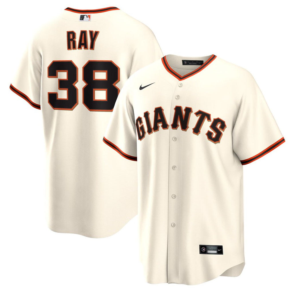 San Francisco Giants Robbie Ray Nike Home Replica Jersey - Cream