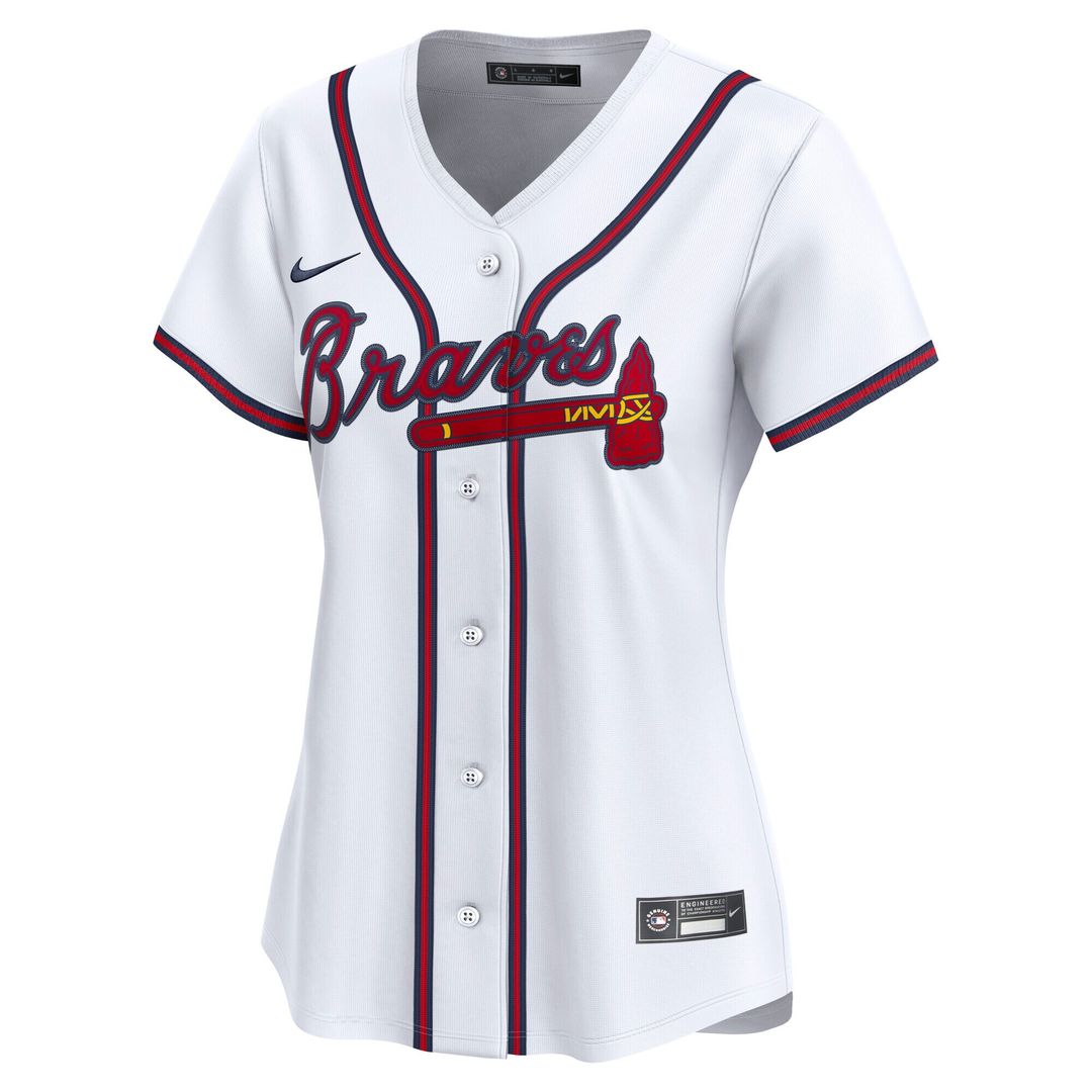 Atlanta Braves Spencer Strider Nike Women's Home Limited Player Jersey - White