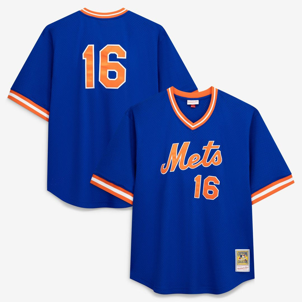 New York Mets Dwight Gooden Profile Big & Tall Cooperstown Mesh Batting Practice Jersey - Royal