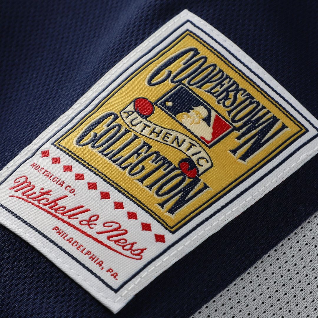 New York Yankees Mitchell & Ness CC Sabathia Youth Navy Mesh Batting Practice Jersey