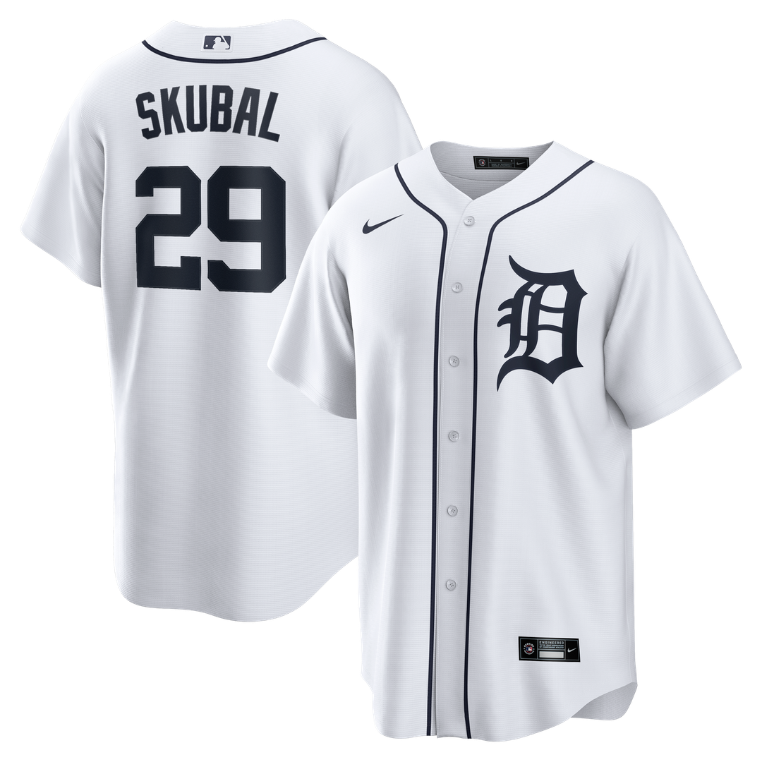 Detroit Tigers Tarik Skubal Nike Home Replica Jersey - White
