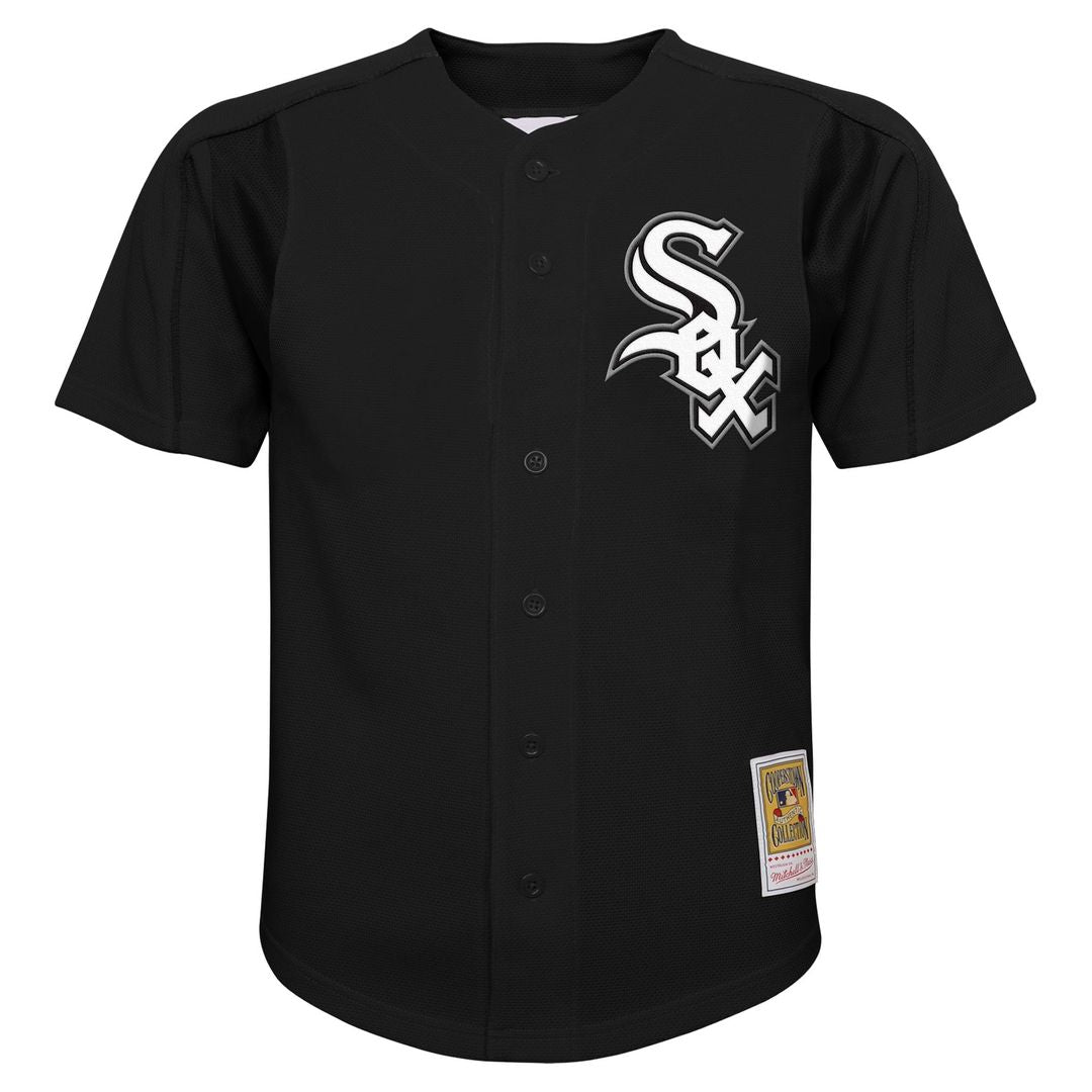 Chicago White Sox Paul Konerko Mitchell & Ness Youth Mesh Batting Practice Jersey - Black