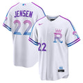 Kansas City Royals Carter Jensen Nike 2026 City Connect Stadium Jersey - White