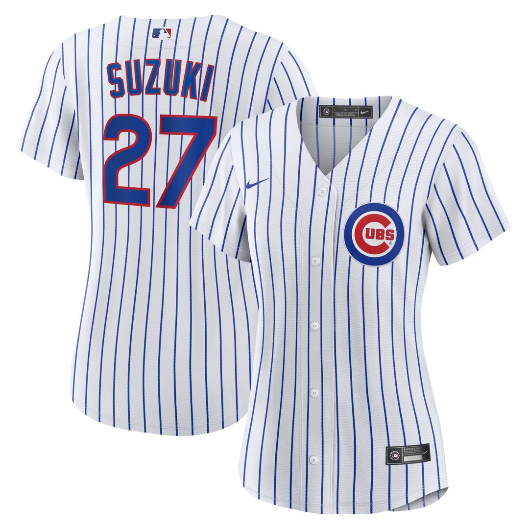 Chicago Cubs Seiya Suzuki Nike Women's Home Replica Jersey - White