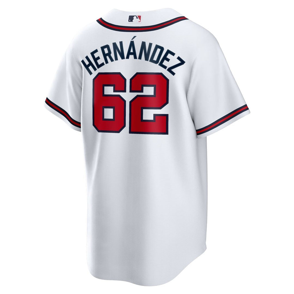 Atlanta Braves Daysbel Hernandez Nike Home Replica Jersey - White