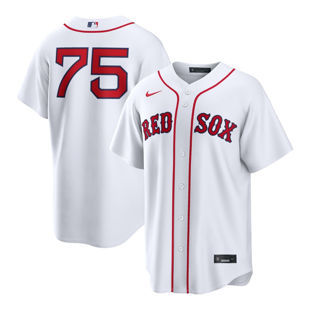 Boston Red Sox Carlos Narváez Nike Home Replica Jersey - White