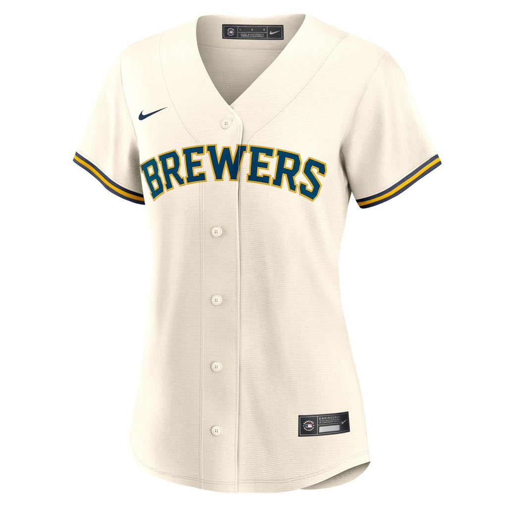 Milwaukee Brewers William Contreras Nike Women's Home Replica Jersey - Cream