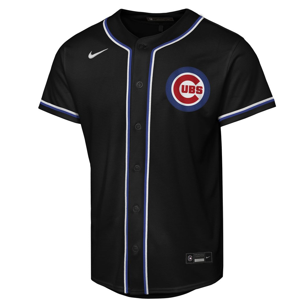 Chicago Cubs Seiya Suzuki Nike Youth Fashion Replica Player Jersey - Black