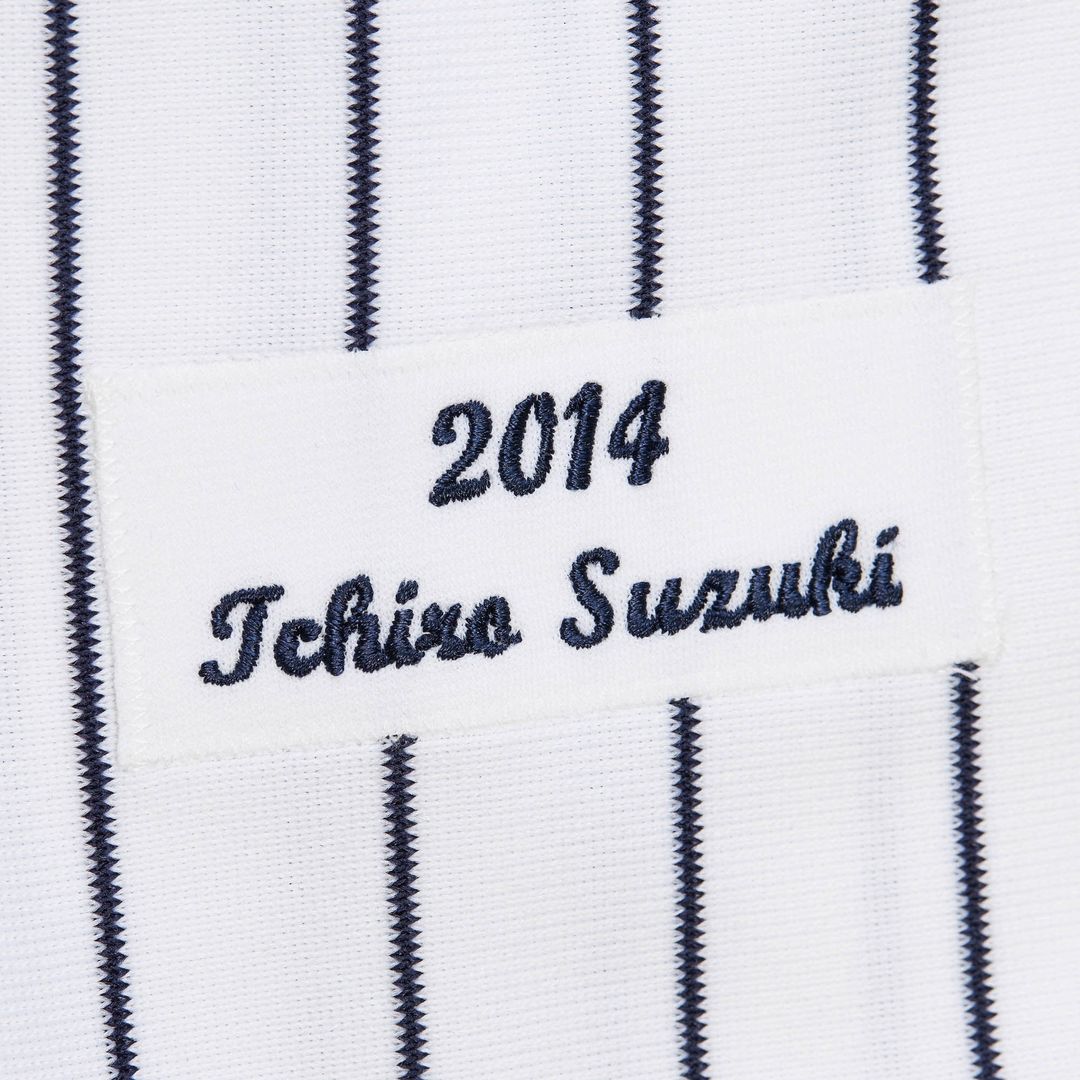 New York Yankees Ichiro Suzuki Mitchell & Ness 2014 Cooperstown Authentic Throwback Jersey - White