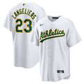 Athletics Shea Langeliers Nike Home Replica Jersey - White
