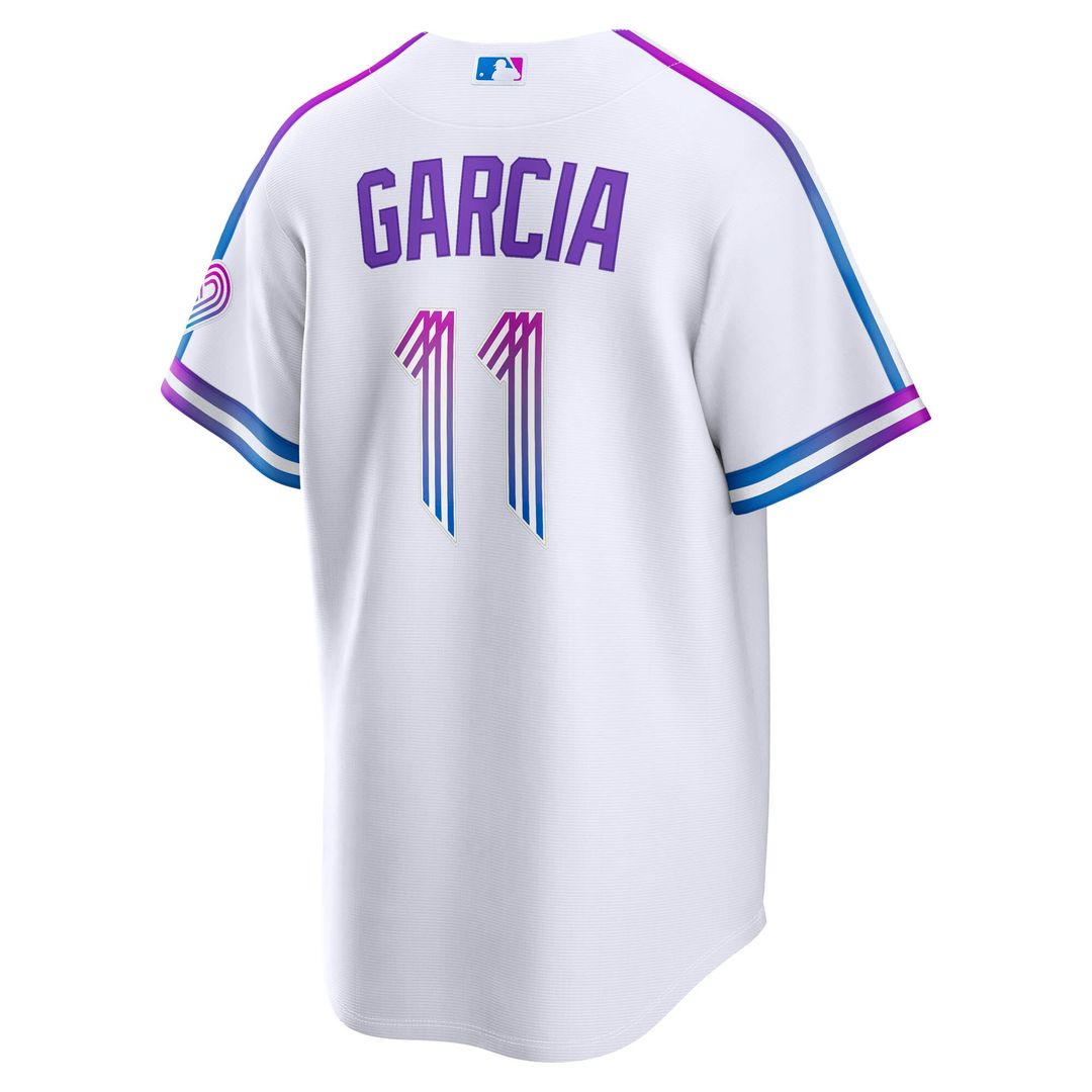 Kansas City Royals Maikel Garcia Nike 2026 City Connect Stadium Jersey - White