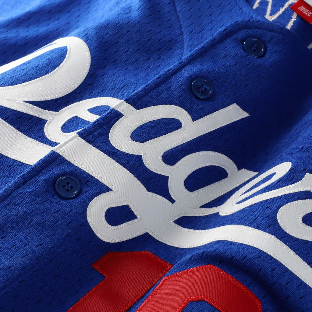 Los Angeles Dodgers Hideo Nomo Mitchell & Ness Big & Tall Cooperstown Mesh Batting Practice Jersey - Royal