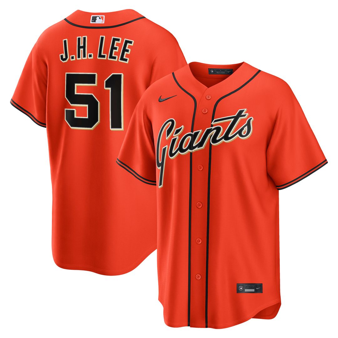 San Francisco Giants Jung Hoo Lee Nike Road Replica Jersey - Gray