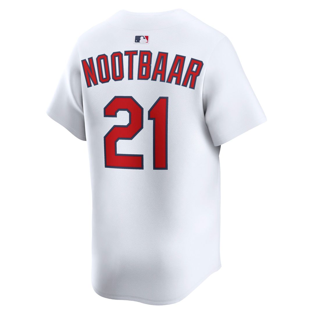 St. Louis Cardinals Lars Nootbaar Nike Home Limited Player Jersey - White