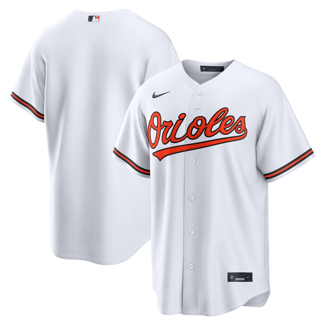 Baltimore Orioles Nike Home Replica Jersey - White