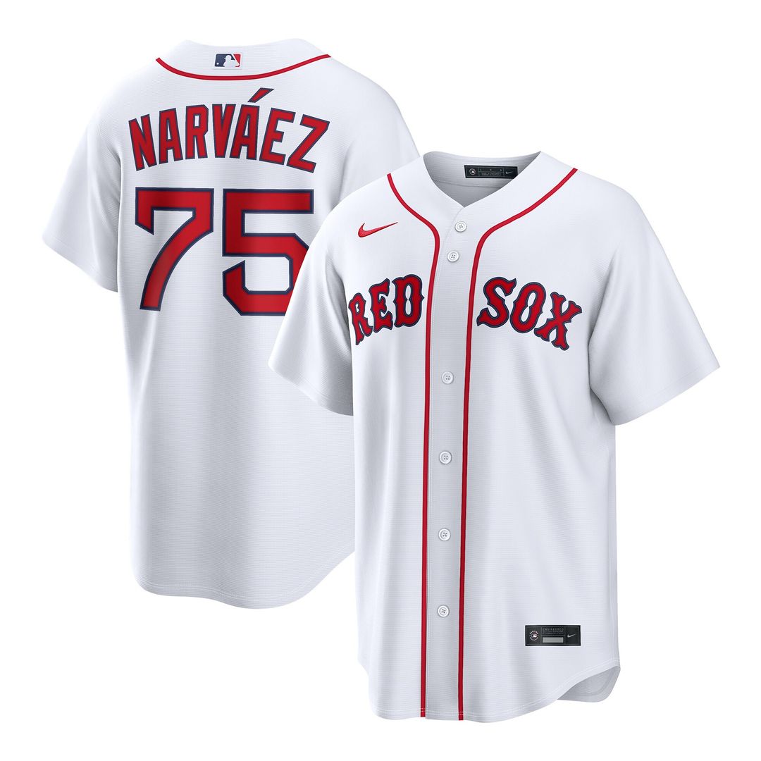 Boston Red Sox Carlos Narváez Nike Home Replica Jersey - White