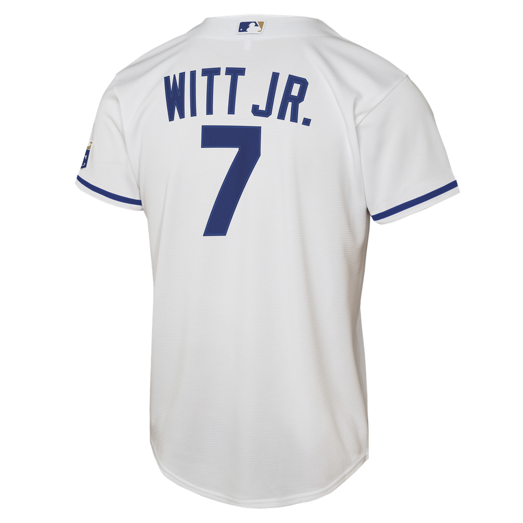 Kansas City Royals Bobby Witt Jr. Nike Youth Home Stadium Jersey - White