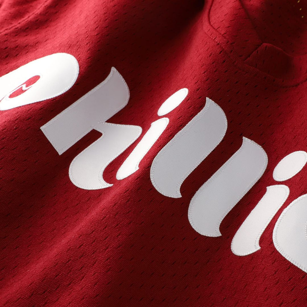 Philadelphia Phillies Darren Daulton Mitchell & Ness Authentic Batting Practice Jersey - Scarlet