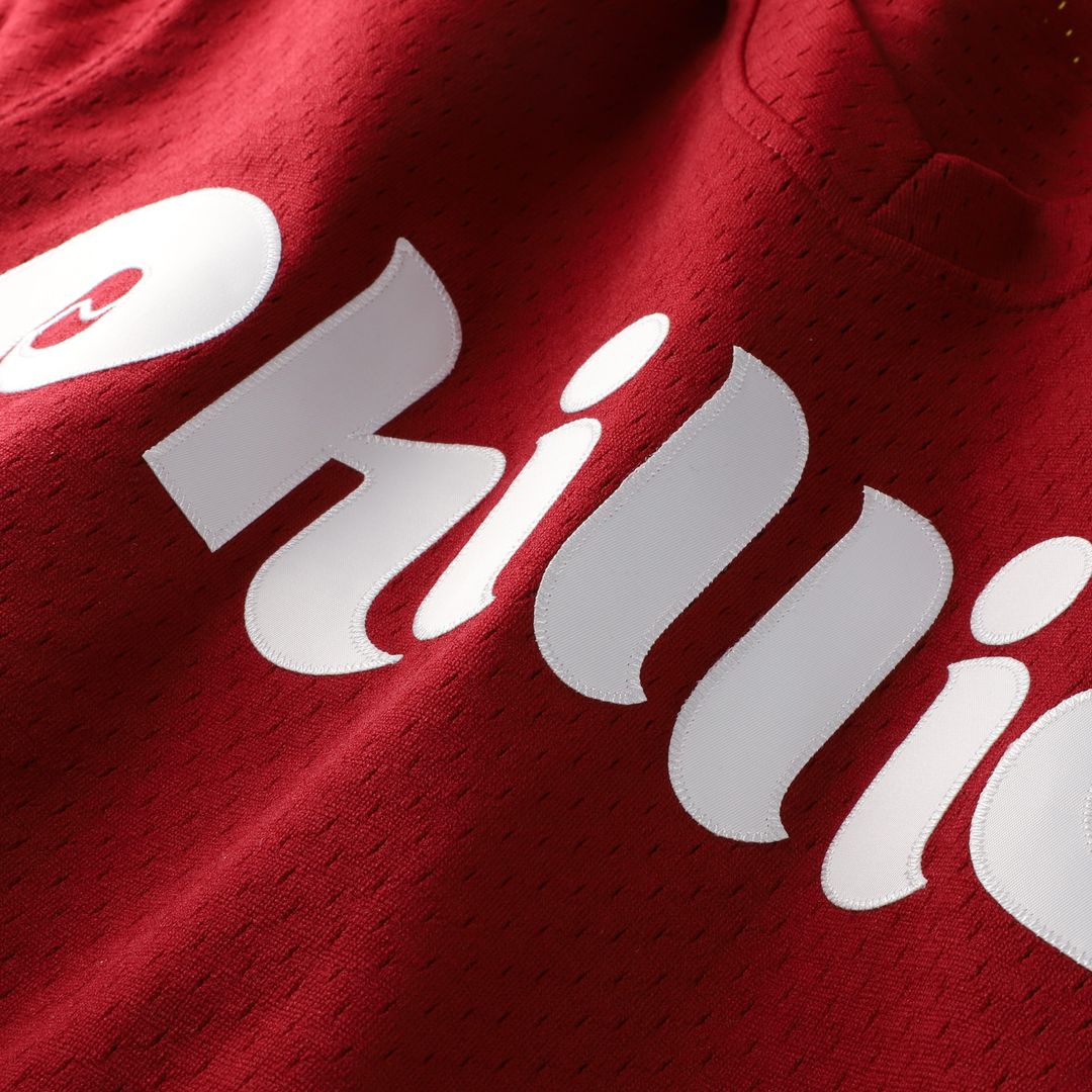 Philadelphia Phillies Darren Daulton Mitchell & Ness Authentic Batting Practice Jersey - Scarlet