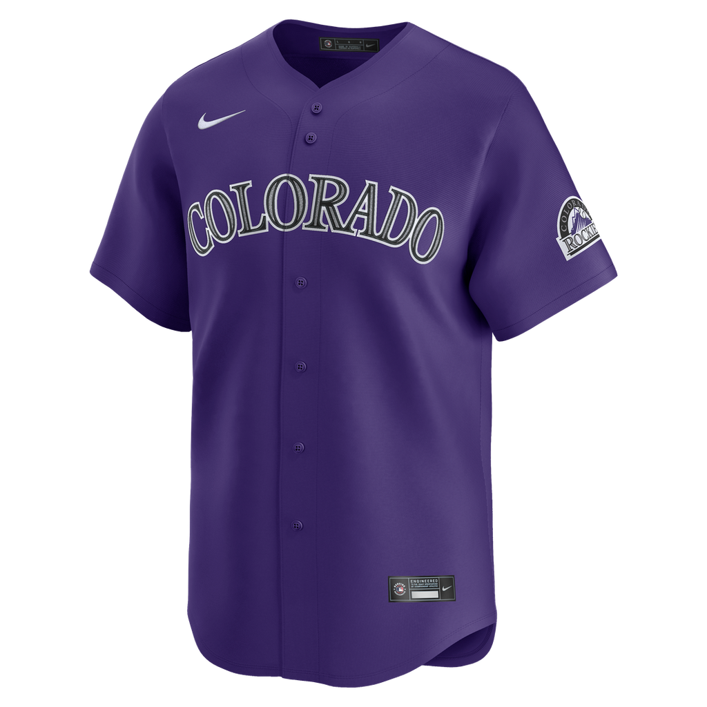 Colorado Rockies Nike Alternate Limited Jersey - Purple