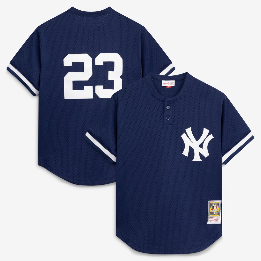 New York Yankees Don Mattingly Mitchell & Ness Authentic Batting Practice Jersey - Navy