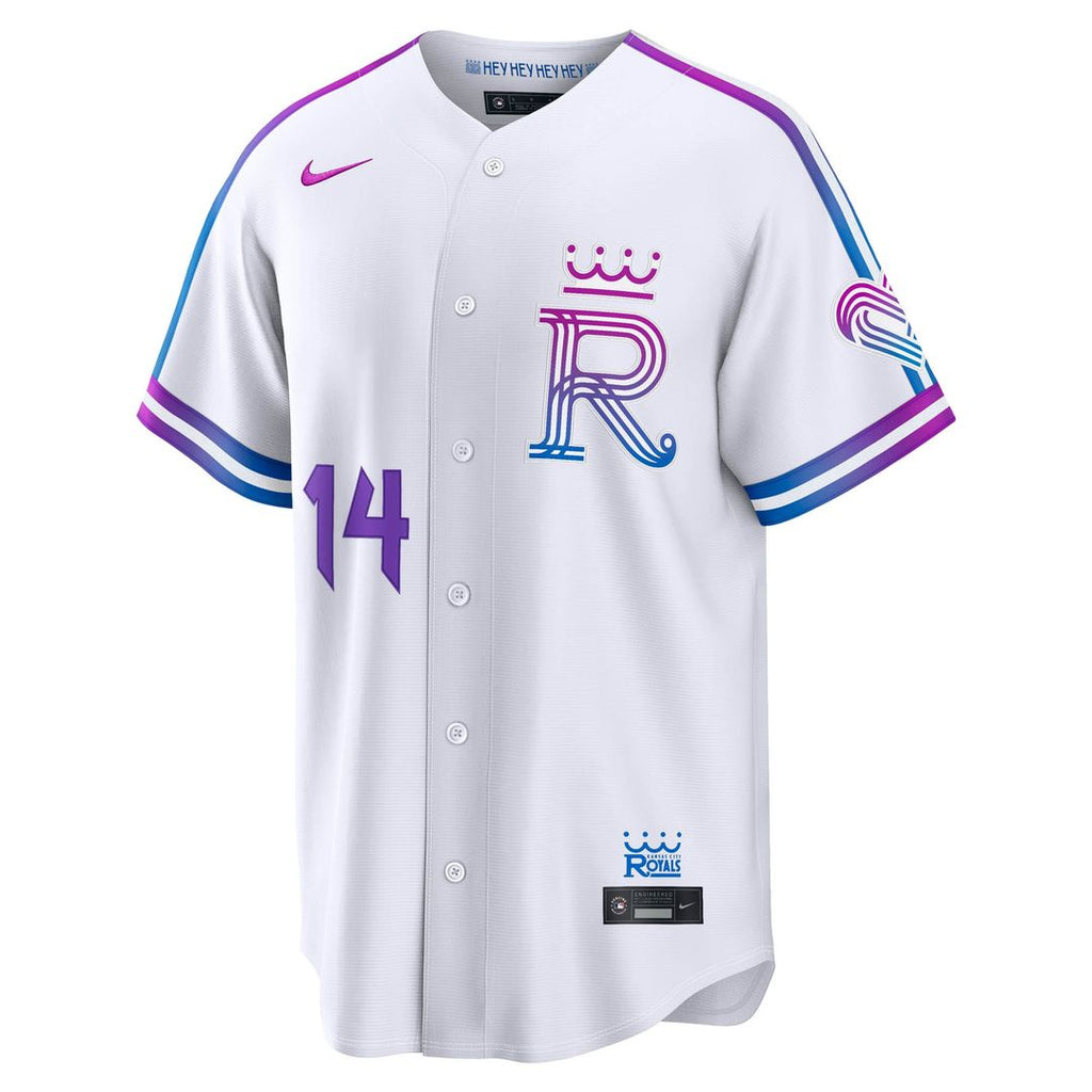 Kansas City Royals Jac Caglianone Nike 2026 City Connect Stadium Jersey - White