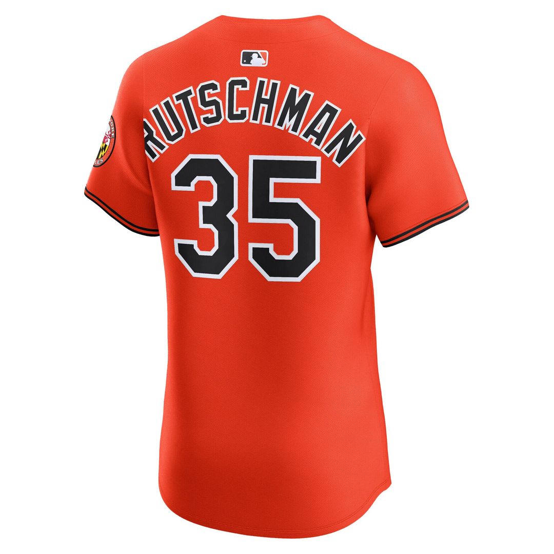 Baltimore Orioles Adley Rutschman Nike Alternate 2 Elite Jersey - Orange