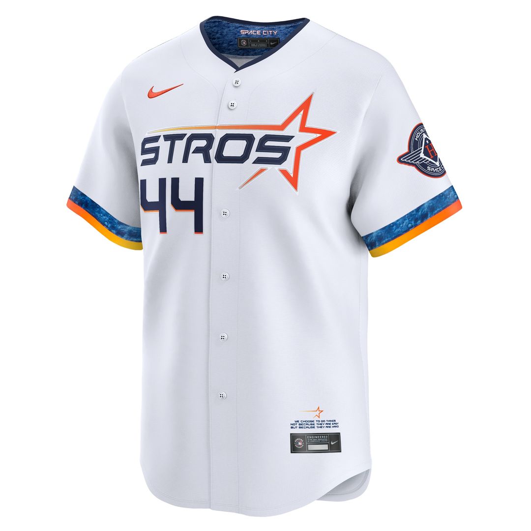 Houston Astros Yordan Alvarez Nike 2025 City Connect Limited Player Jersey - White