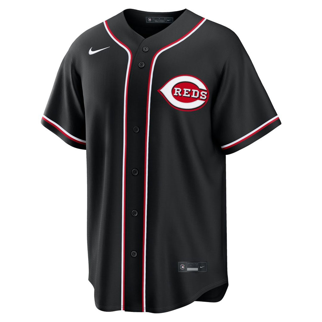 Cincinnati Reds Elly De La Cruz Nike Fashion Replica Black Out Jersey